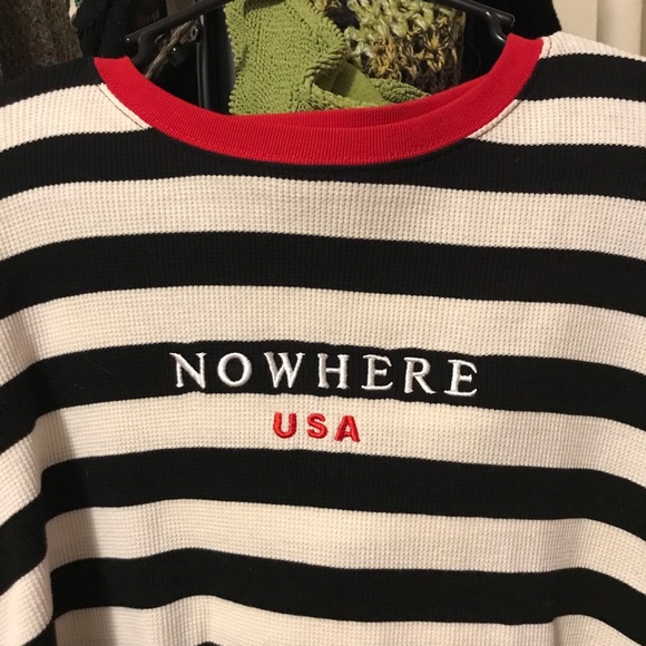 “nowhere USA” thermal long sleeve - Picture 2 of 4